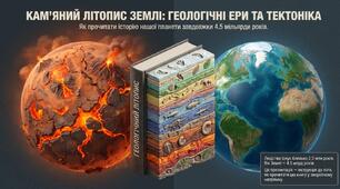 7 клас Геологічні ери та епохи горотворення. Тектонічні структури