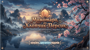 Презентація до казки "Момотаро або Хлопчик-Персик"