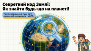Презентація. Як визначати географічну широту і довготу точки на карті .Географія.7 клас .НУШ.