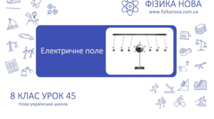 Урок 45. 8 клас. Електричне поле. Напруженість електричного поля