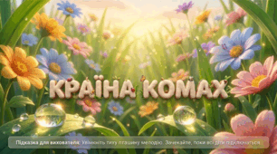 Презентація+конспект заняття "Країна комах" Природа. Середня група. Вересень.