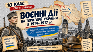 Воєнні дії на території України в 1914–1917 рр. Українські січові стрільці | 10 клас | Презентація