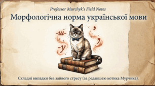 🐱📚 Морфологічна норма. Українська мова, 10 клас ✨