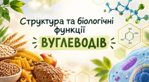 Структура та біологічні функції вуглеводів