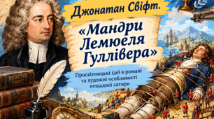Джонатан Свіфт. «Мандри Лемюеля Гулівера». Просвітницькі ідеї в романі та художні особливості нещадної сатири
