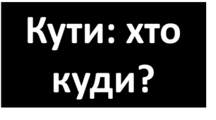 Кути: хто куди?