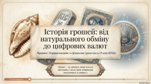 Презентація. Історія грошей. Урок 1.