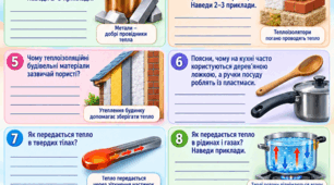 Робота з підручником § 5. ЯК ПЕРЕДАЄТЬСЯ ТЕПЛО