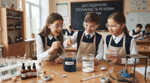 НУШ Діагностувальна робота №1 "Досліджуємо розчинність речовин і розчини."