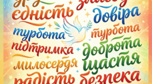 Постер (хмара слів) «Мир»