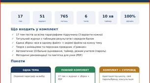 ФІНАНСОВИЙ ЗОШИТ ₴ 9 клас · готовий цифровий продукт Інтерактивні тести з підприємництва та фінансової грамотності