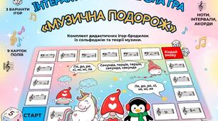 Інтерактивна настільна гра «Музична подорож»