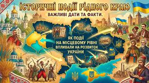 Історичні події рідного краю.