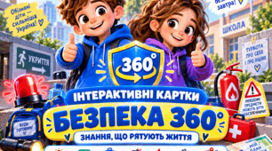 Інтерактивні картки «Безпека 360°» для формування навичок безпечної поведінки в умовах надзвичайних ситуацій