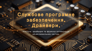 Службове програмне забезпечення. Драйвери