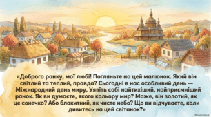 Конспект заняття для середньої групи: «Міжнародний день миру»