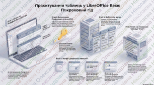 Створення таблиць у середовищі СКБД