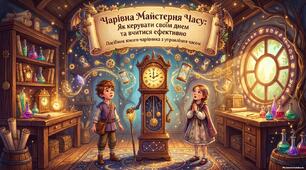 Як керувати часом та вчитися ефективно. Презентація + конспект + Завдання для учнів