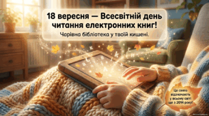 Презентація до Міжнародного дня читання електронних книг (18 вересня)