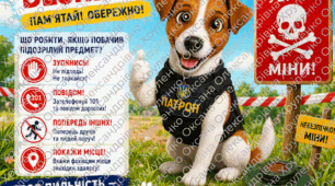 МІННА БЕЗПЕКА З ПСОМ ПАТРОНОМ 🐶💙💛+ постер