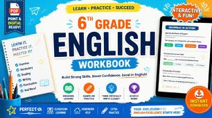 📘 ENGLISH GRAMMAR PRACTICE WORKBOOK — 6 GRADE