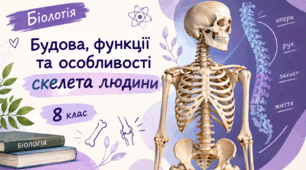 Будова, функції та особливості скелета людини