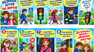 Пам’ятка «Безпека дітей на дорозі» 🚦