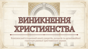 7 клас НУШ Презентація  §19 ВИНИКНЕННЯ ХРИСТИЯНСТВА