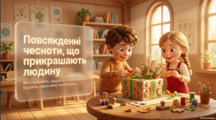 Старанність. Щедрість. Ввічливість Повсякденні чесноти, що прикрашають людину