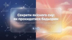 Презентація "Секрети якісного сну: Як прокидатися бадьорим."