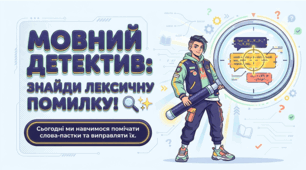 Українська мова, 5 клас НУШ. Лексична помилка (практично). Запобігання лексичним помилкам | Презентація для дистанційного уроку