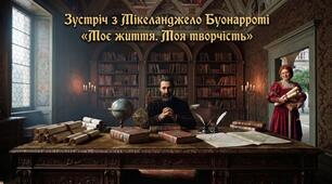 Зустріч з Мікеланджело Буонарроті «Моє життя. Моя творчість» Мистецтво 8 клас НУШ