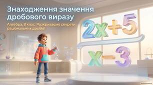 Раціональний дріб. Знаходження значення дробового виразу.