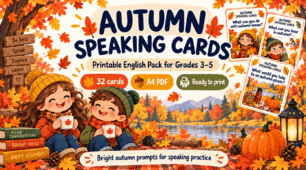 Autumn Speaking Cards