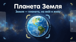 Презентація "Планета Земля. Земля — планета, на якій я живу"