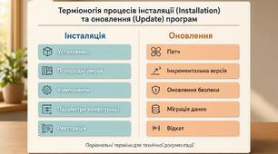 План-конспект уроку №8 "Термінологія процесів інсталяції (Installation) та оновлення (Update) програм"