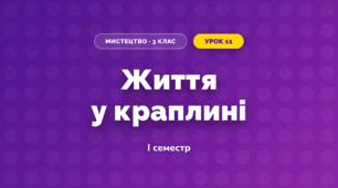 Життя у краплині (3 клас, Мистецтво, Кізілова)