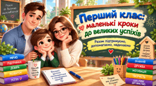 Перший клас: маленькі кроки до великих успіхів