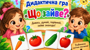 Дидактична гра "Що зайве?"