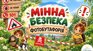 «Мінна безпека» — фотобутафорія до уроків мінної безпеки