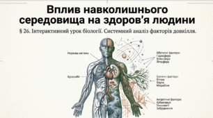 Презентація "Вплив навколишнього середовища на здоров’я людини" 11 клас
