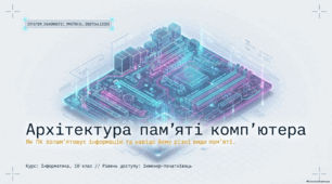 Архітектура пам'яті комп'ютера