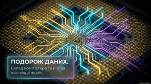 Склад комп'ютера та взаємодія між вузлами