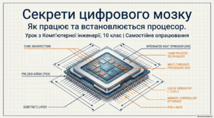 Склад типового процесора, призначення та взаємозв’язок основних блоків