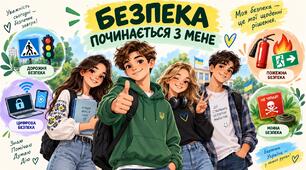 Комплект «Безпека починається з мене» до Тижня безпеки життєдіяльності