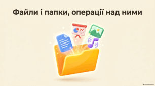 Файли і папки, операції над ними