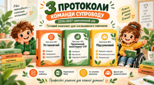 Протоколи засідань команди психолого-педагогічного супроводу дитини з ООП на 2026/2027 навчальний рік