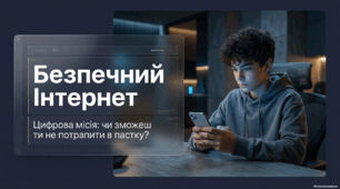 Безпечний Інтернет. Цифрова місія: чи зможеш ти не потрапити в пастку?