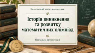 Позакласний захід з математики «Історія виникнення та розвитку математичних олімпіад»