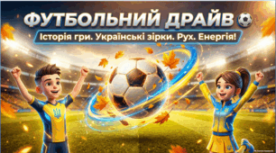 ⚽ Фізична культура, 5 клас НУШ | «Футбол, його історія та видатні українські футболісти» | Яскрава презентація + Padlet Quiz